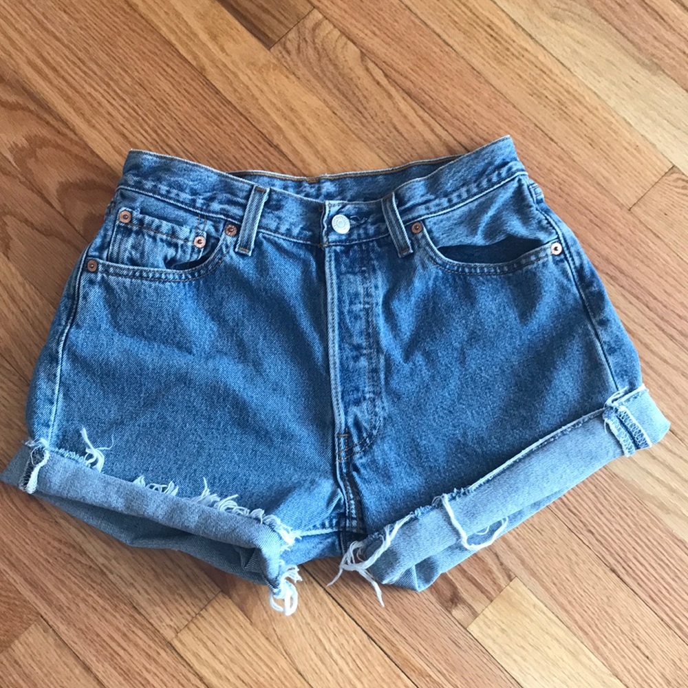 SOLD Levi Cutoffs - Picture 2 of 4